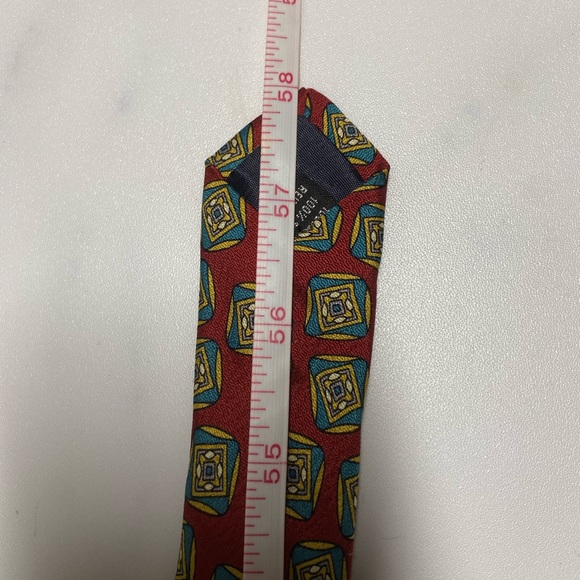 Vintage Men’s Silk Tie Adams Row - Picture 5 of 7